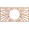Ekena Millwork Hoover Wood Fretwork Pierced Ceiling Medallion, Cherry, 32"W x 16"H x 11 7/8"ID x 3/8"T CMWP32X16X0375HOCH - alternate 1